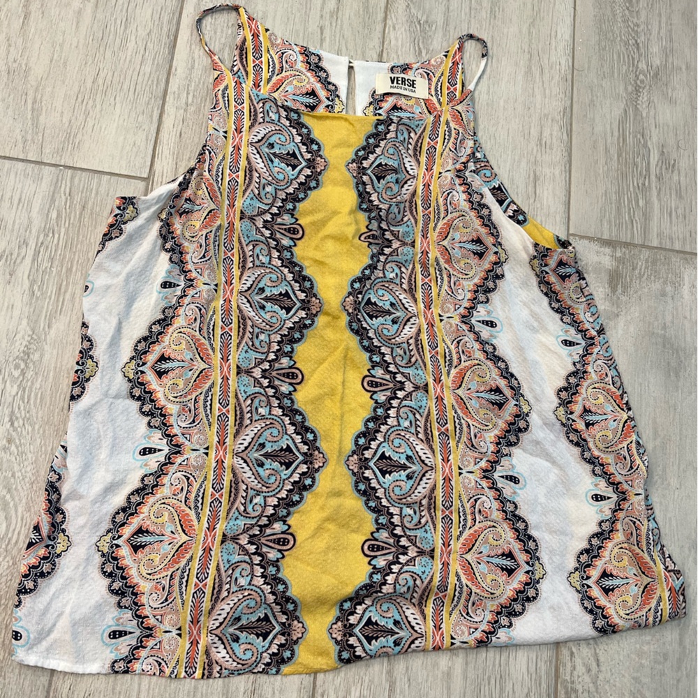 Verse Tank Top Size Large